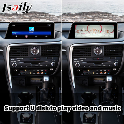 อินเตอร์เฟซการเล่นรถยนต์แบบไร้สาย Android Auto สําหรับ Lexus RX350 RX200T RX 350 การควบคุมหนู 2016-2019