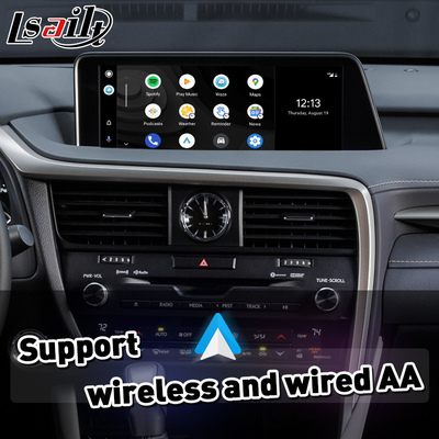 Lexus Carplay Android Auto Interface สําหรับ RX450H RX350 RX 350 การควบคุมหนู 2016-2019