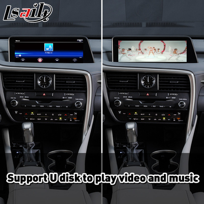 Lexus Carplay Android Auto Interface สําหรับ RX450H RX350 RX 350 การควบคุมหนู 2016-2019