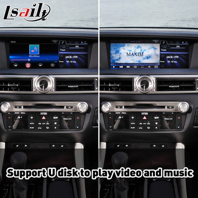 อินเตอร์เฟส Android Auto Carplay แบบไร้สายสำหรับ Lexus GS250 GS350 GS 350 2012-2015