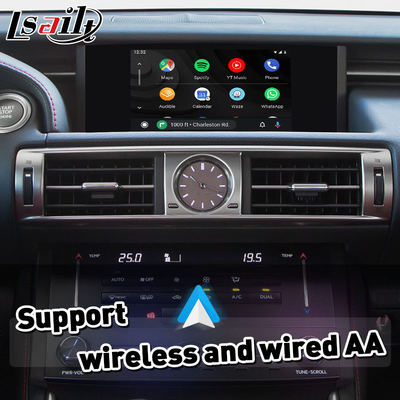 อินเตอร์เฟซ Carplay แบบไร้สายสําหรับ Lexus IS250 IS350 IS 250 การควบคุมหนู 2013-2016
