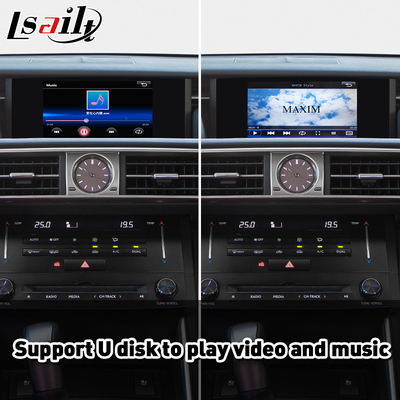 อินเตอร์เฟซ Carplay แบบไร้สายสําหรับ Lexus IS250 IS350 IS 250 การควบคุมหนู 2013-2016