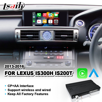 CP + AA Car OEM Integration Video Interface สําหรับ Lexus IS300H IS200T IS 300h การควบคุมหนู 2013-2016