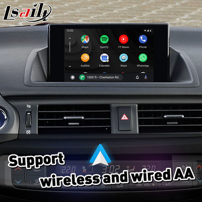 Android Auto Carplay Interface สําหรับ Lexus CT200H CT 200h การควบคุมหนู 2014-2017