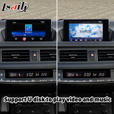 Android Auto Carplay Interface สําหรับ Lexus CT200H CT 200h การควบคุมหนู 2014-2017