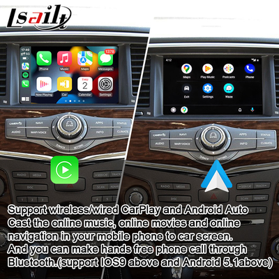 Lsailt CarPlay Interface สำหรับ Nissan Armada, Quest, Pathfinder พร้อม Android Auto, อัพเกรดหน้าจอดั้งเดิม