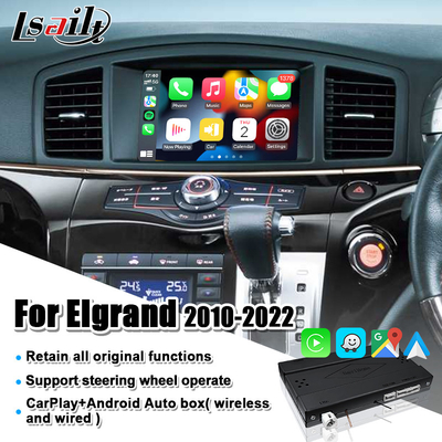 Nissan CarPlay Interface พร้อม Android Auto, YouTube, Spotify สำหรับ Elgrand, Patrol, Armada, Pathfinder