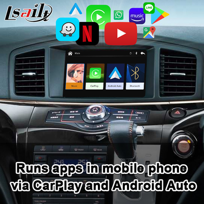 Nissan CarPlay Interface พร้อม Android Auto, YouTube, Spotify สำหรับ Elgrand, Patrol, Armada, Pathfinder