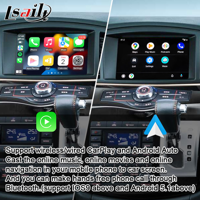 Nissan CarPlay Interface พร้อม Android Auto, YouTube, Spotify สำหรับ Elgrand, Patrol, Armada, Pathfinder