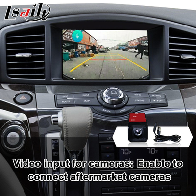 อินเตอร์เฟส CarPlay ไร้สายสำหรับ Nissan Quest, Patrol, Armada, Infiniti QX พร้อม YouTube, Android Auto