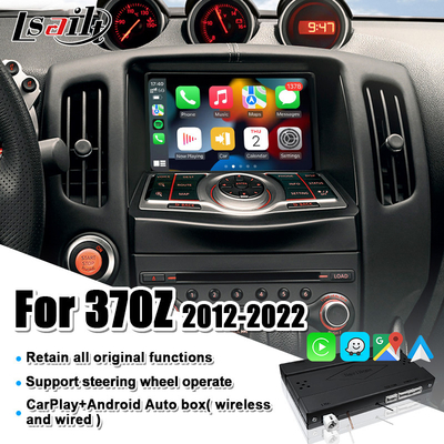Android Auto CarPlay Interface สำหรับ Nissan 370Z Pathfinder Infiniti QX รองรับกล้องด้านหลัง