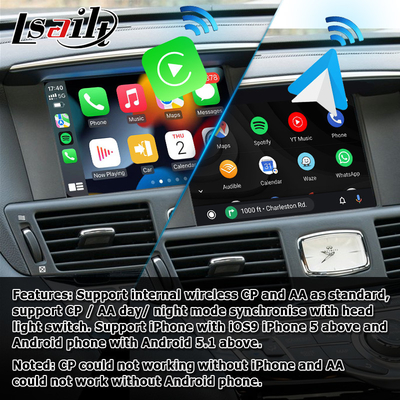 Infiniti Q70 ไร้สาย carplay โทรศัพท์อัตโนมัติ android หน้าจอมิเรอร์กล่องสื่อการฉายโดย Lsailt