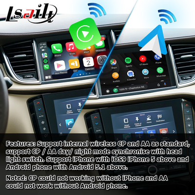 กล่องสื่อไร้สาย Carplay Android Auto สำหรับการอัพเกรด Infiniti QX50 2018 OEM