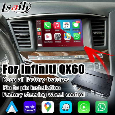 Infiniti QX60 OEM สไตล์ไร้สาย carplay android อัพเกรดอัตโนมัติ