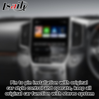 Toyota Land Cruiser LC200 OEM สไตล์ไร้สาย carplay android auto มัลติมีเดียอินเทอร์เฟซอัพเกรด