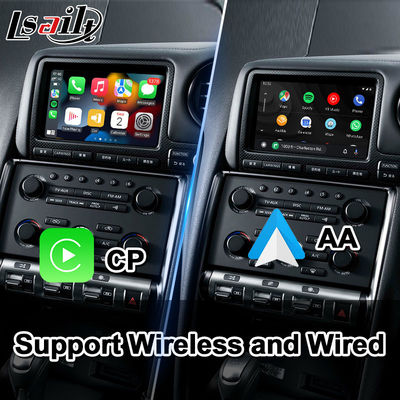Lsailt Wireless Carplay Android Video Interface สำหรับ Nissan GTR R35 GT-R JDM 2008-2010