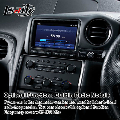 Lsailt Wireless Carplay Android Video Interface สำหรับ Nissan GTR R35 GT-R JDM 2008-2010