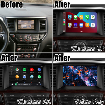 Pathfinder R52 ไร้สาย carplay android อัพเกรดอัตโนมัติจอแสดงผล HD 720x1280