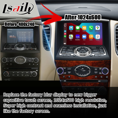 Infiniti QX50 EX35 EX25 EX30d EX37 หน้าจอ HD ไร้สาย Carplay Android Auto อัพเกรด