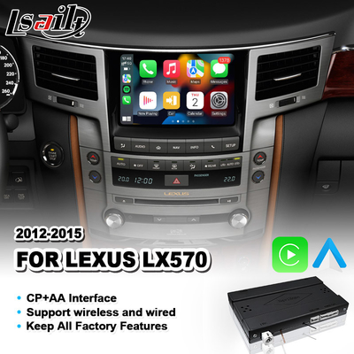 Carplay Interface สําหรับ Lexus LX570 LX570 ปี 2012-2015 พร้อมระบบ Android Auto
