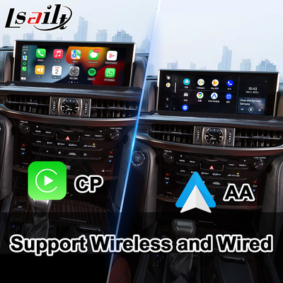 Lsailt Android Multimedia Carplay Interface สําหรับ Lexus LX570 LX450d URJ200 LX 2016-2021