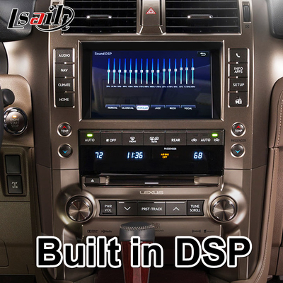 Lexus GX460 Android อินเทอร์เฟซวิดีโอมัลติมีเดียพร้อมระบบนำทาง GPS Carplay แบบไร้สาย
