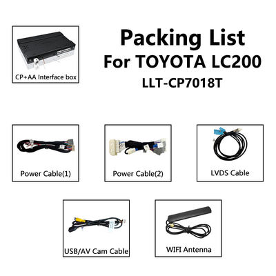 อินเทอร์เฟซ Carplay ไร้สายของ Toyota สำหรับ Land Cruiser LC200 200 V8 2012-2015 โดย Lsailt