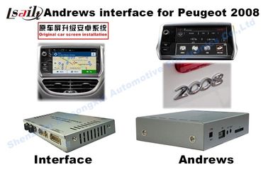Peugeot Citroen ระบบนำทาง GPS กล่อง AI กล่องนำทางวิดีโออินเทอร์เฟซ