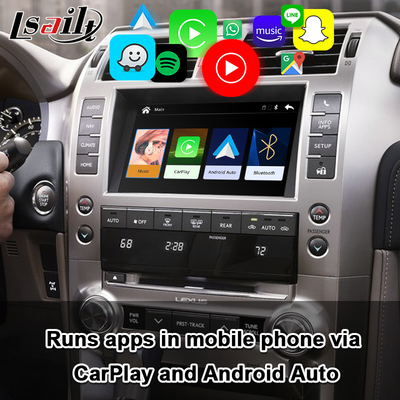 Plug and Play CarPlay Interface สำหรับ Lexus GX460 2014-2021 LX570 RX NX พร้อม Android Auto แบบไร้สาย