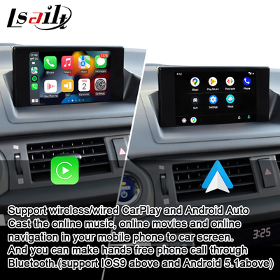 Lsailt Wireless CarPlay Module สำหรับ Lexus CT200 2013-2022 พร้อม Android Auto, Google Map