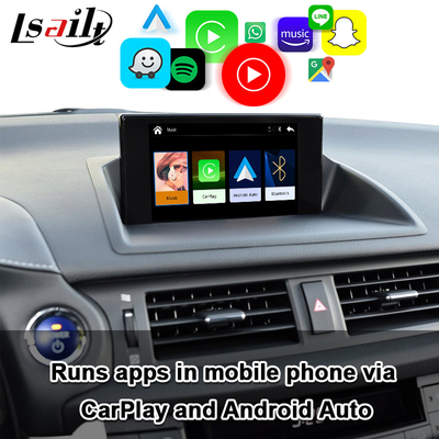 Lsailt Wireless CarPlay Module สำหรับ Lexus CT200 2013-2022 พร้อม Android Auto, Google Map