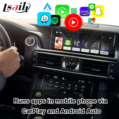 อินเตอร์เฟส Lexus CarPlay สำหรับ Lexus IS IS250 IS350 IS300 อินเตอร์เฟสกล้องพร้อม Android Auto
