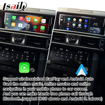 อินเตอร์เฟส Lexus CarPlay สำหรับ Lexus IS IS250 IS350 IS300 อินเตอร์เฟสกล้องพร้อม Android Auto