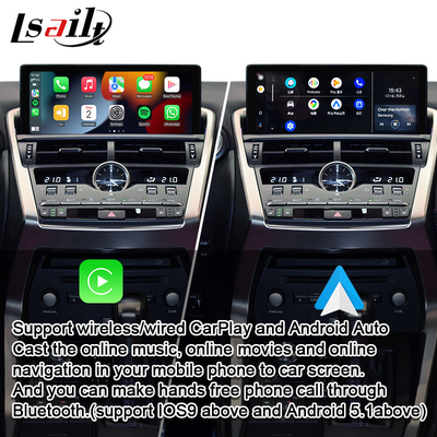 Lsailt Lexus CarPlay Interface สำหรับ NX NX200T, NX300h 2016-2022 พร้อมระบบ Linux, Mirror Link