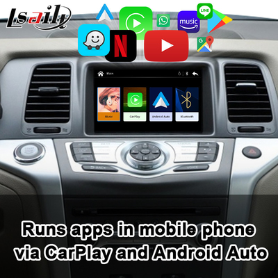 อินเทอร์เฟซ CarPlay สำหรับ Nissan Murano Z51 2010-2019 Maxima GT-R พร้อมระบบ Linux โดย Lsailt