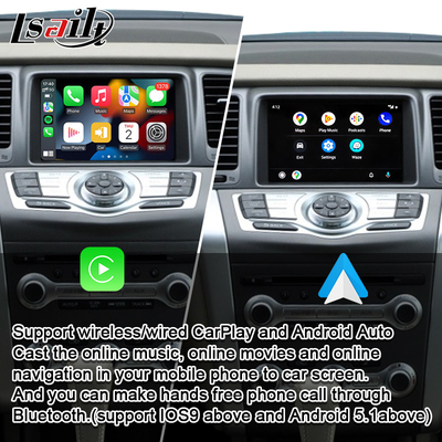 อินเทอร์เฟซ CarPlay สำหรับ Nissan Murano Z51 2010-2019 Maxima GT-R พร้อมระบบ Linux โดย Lsailt