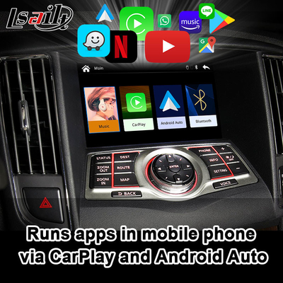 Lsailt Linux CarPlay Android Auto Interface สำหรับ Nissan Maxima 2010-2014 Infiniti พร้อม Mirror Link