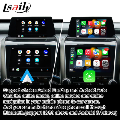 อินเทอร์เฟซวิดีโอมัลติมีเดีย Android แบบบูรณาการ OEM พร้อม CarPlay ไร้สาย, Android Auto, YouTube