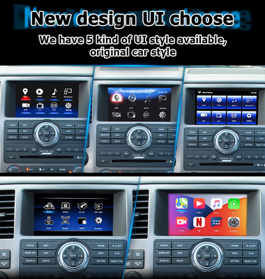 อินเทอร์เฟซวิดีโอ Android carplay กล่องอัตโนมัติ android สำหรับ Nissan Armada TA60 2008-2015