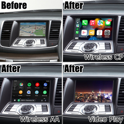 Nissan Teana J32 สไตล์โรงงาน Carplay ไร้สาย Android Auto อัพเกรดโมดูลโซลูชันสไตล์ OEM