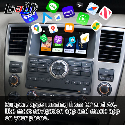 Nissan Armada TA60 ใส่ได้กับ carplay android auto บนหน้าจอโรงงาน
