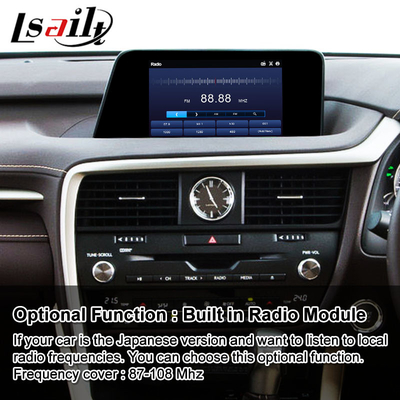 Lsailt Android Multimedia Interface สําหรับ Lexus RX200T RX350 RX300 RX การควบคุมหนู 2016-2019
