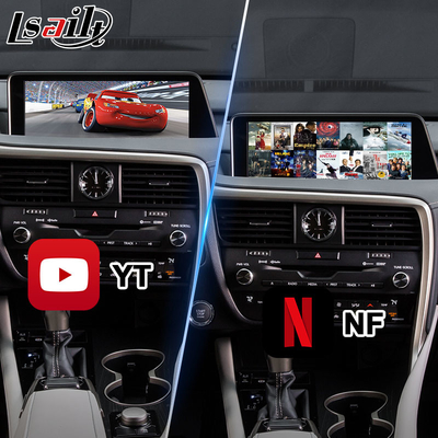 Lsailt Android Carplay Interface สําหรับ Lexus RX 450h 200T 350 450L 350L 300 F Sport ปี 2016-2019