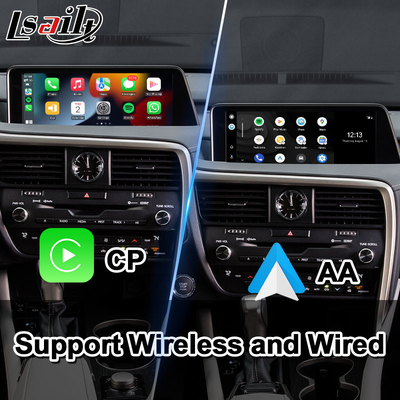 Lsailt Android Carplay Interface สําหรับ Lexus RX 450h 200T 350 450L 350L 300 F Sport ปี 2016-2019