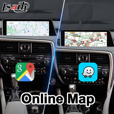 Lsailt Android Carplay Interface สําหรับ Lexus RX 450h 200T 350 450L 350L 300 F Sport ปี 2016-2019