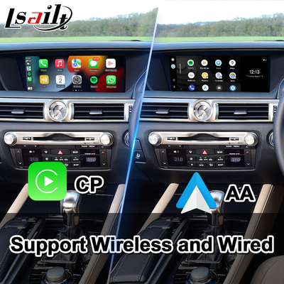 Lsailt Android Car Multimedia Interface สําหรับ Lexus GS300h GS200t GS350 GS450h GSF GS L10 2016-2020