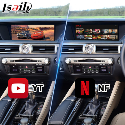 Lsailt Android Car Multimedia Interface สําหรับ Lexus GS300h GS200t GS350 GS450h GSF GS L10 2016-2020