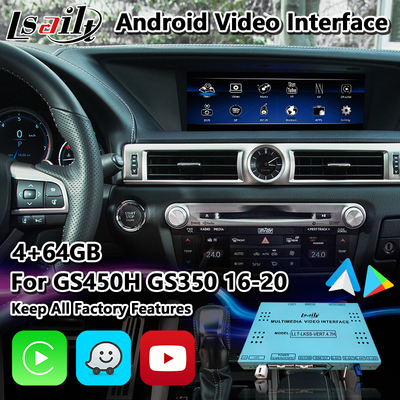 Lsailt Lexus Video Interface สําหรับ GS350 GS200t GS300h GS450h AWD F Sport 2016-2020
