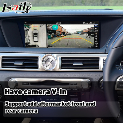 อินเตอร์เฟซการเล่นรถยนต์แบบ Android แบบไร้สายสําหรับ Lexus GS300h GS200t GS350 GS450h GSF GS L10 2016-2020