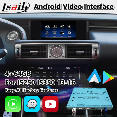 Lsailt Android Video Interface สําหรับ Lexus IS250 IS300h IS350 IS200t IS300 IS การควบคุมหนู 2013-2016